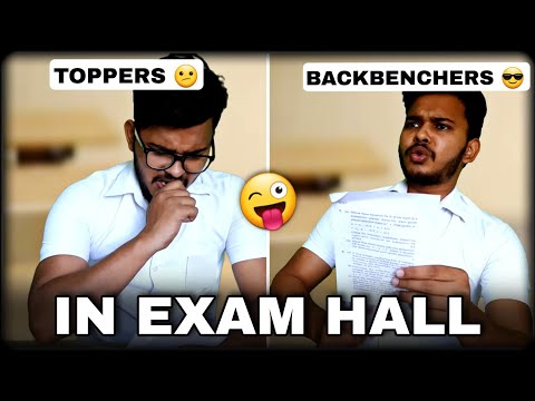 In Exam Hall 📖🖊~Toppers Vs Backbenchers(part 3) Sigma Rule 😎🤣 #shorts #funnyshorts #cbse #sigmarule