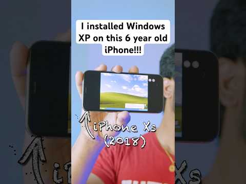 I installed WINDOWS XP on this 6 YEAR OLD IPHONE!!!