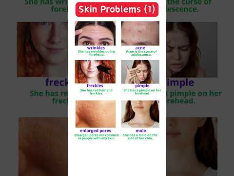 Skin Problems (1): wrinkles, acne, freckles, pimples, enlarged pores, mole