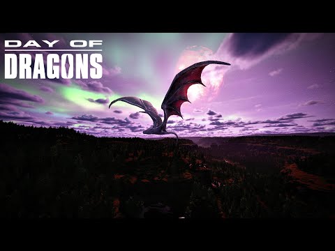 Day of Dragons Closed Testing | Chill Flying In The Rain At Night