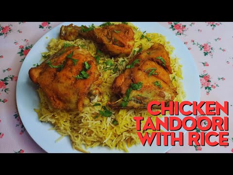 Chatpata Chicken Tandoori with Flavorful Rice | Tasty chatpata chicken and Rice