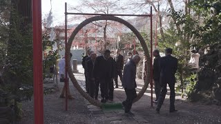 心身清め無病息災を願う　群馬・渋川八幡宮で「年越しの大祓式」　(24/12/29)