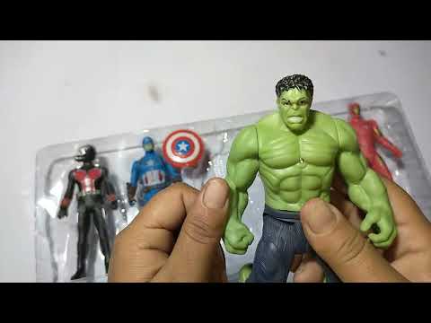 Spider-Man pop toy series Unboxing, Marvel hero toy figures,action Superhero,Hulk Team VS/Satisfying