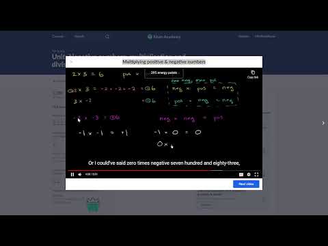 Learning in Khan Academy( 7th grade)