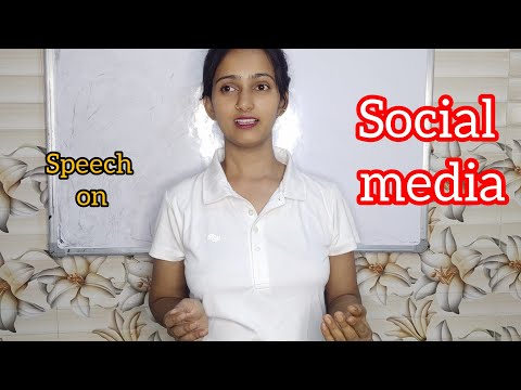 Speech on "Social media "