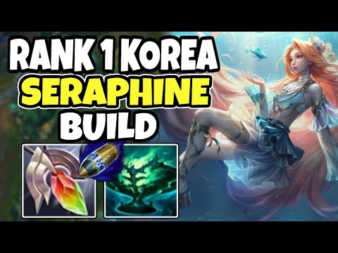 Challenger support tests out RANK ONE KOREA's NEW SERAPHINE BUILD - 14.10 League of Legends