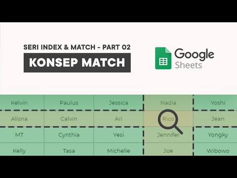 Seri belajar rumus excel / google sheets yang kepake di dunia kerja : INDEX & Match (Part 2)