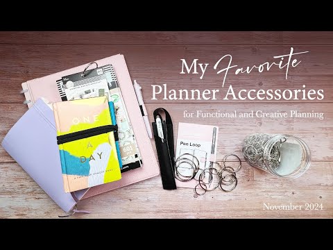 My Favorite Planning Accessories for Functional and Creative Planning | November 2024