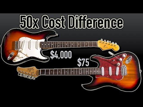 $4,000 vs. $75 Strat - Glarry GST3 / Fender Custom Shop