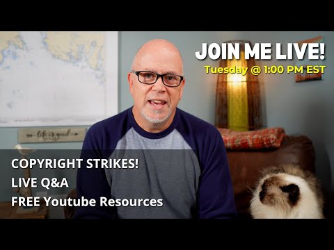 Copyright Strikes, Beginner Youtubers, Live Q&A and more! (Live Stream #53)