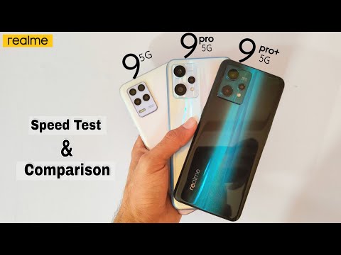 realme 9 5G vs realme 9 pro vs realme 9 pro plus Speed Test & Comparison 💥