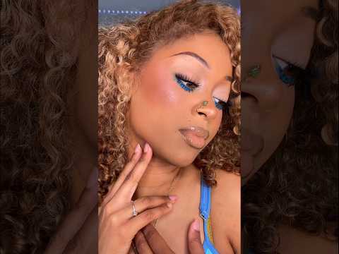 BEAUTIFUL Makeup Tutorial 🥹💙#makeup #makeupshorts #makeuptutorial