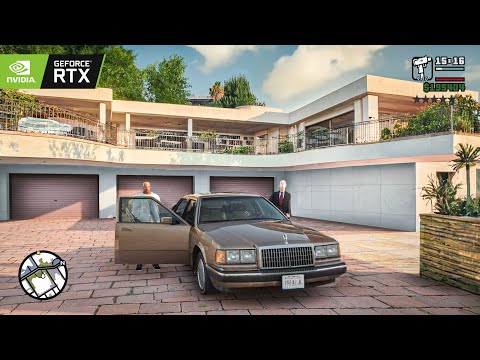 GTA San Andreas RTX 4090 'A Home In The Hills' Missions 4K Gameplay! GTA SA Remastered Graphics Mod