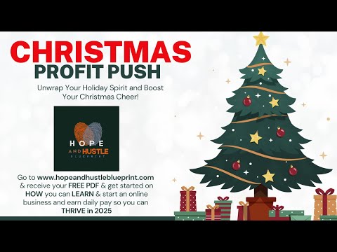 HOLIDAY CHEER STARTS HERE! webinar for our CHRISTMAS Profit Push!