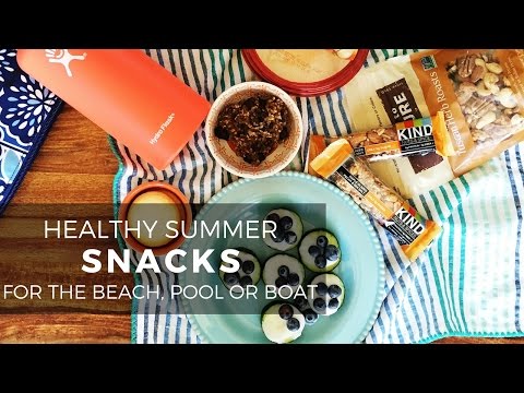 Healthy Summer Snacks For The Beach, Pool or Boat // Laura's Natural Life