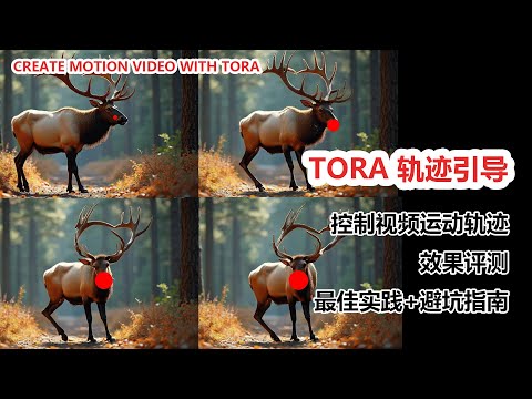 tora轨迹引导模型，控制视频主体的运动轨迹|Precise A motion Video with Tora+cogvideox