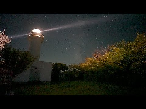 Walking Night around Echizen Cape Lighthouse Japan [4KHDR]散策 越前岬灯台周辺の夜 福井県丹生郡