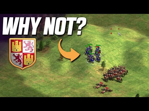 I tried to go Cavalry Archer with Spanish!