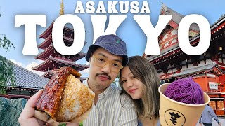 Asakusa Tokyo Street Food Tour 🇯🇵 Must-Try Unagi, Tempura, Sensoji Temple, Japan Travel Guide 2024