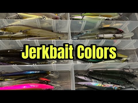 The Number Of Jerkbait Colors EVERY Bass Angler Should Own…