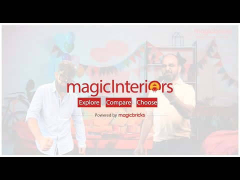 Get your home interior done by Magicinteriors #magicbricks