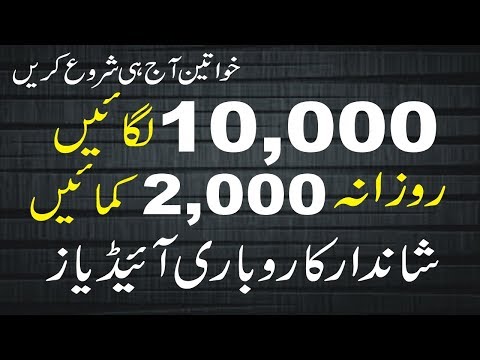 business ideas in pakistan with small investment in urdu | business ideas