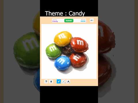 Candy Drawing in Roblox Speed Draw - Art Challenge #roblox #art #drawing #painting #shorts