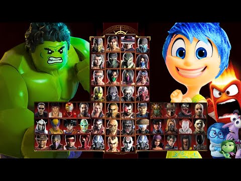 Mortal Kombat 9 - HULK & JOY INSIDE OUT 2 - Expert Tag Ladder - Gameplay @(1080p) - 60ᶠᵖˢ ✔