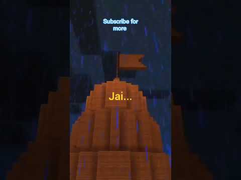 Shree Ram mandir in Minecraft Ayodhya #shorts #viral #minecraft #trending #rammandir