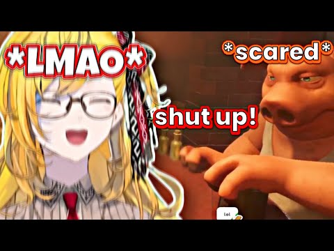 Kaela is so good at this game and makes Pemaloe scared of her [Hololive ID]