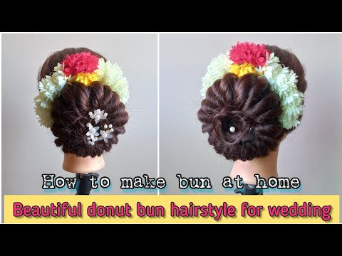 donut bun hairstyles | hair style ke design | juda design | juda ka design | juda banane ka tarika |