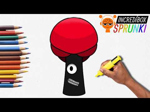 How to Draw Sprunki Mr. Tree PHASE 3 | Exclusive Incredibox Character Tutorial