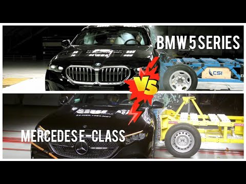 2024 BMW 5 Series vs 2024 Mercedes E-Class - Crash Test