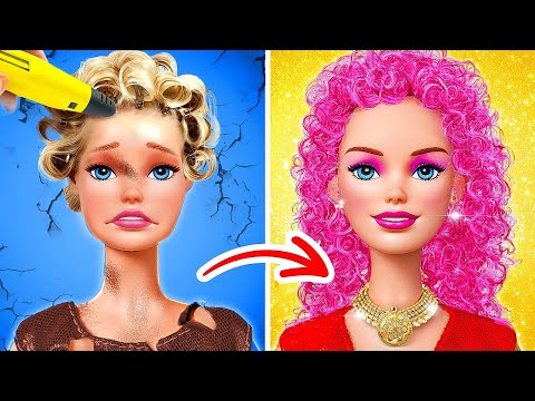 I Want Pink hair! From Nerd to Popular Makeover. Beauty Gadgets and Hacks