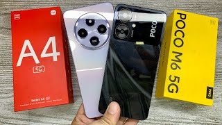 Redmi A4 5g vs Poco M6 5g - Best Konsa ? | Gaming Processor 🎮| Flipkart Sale Discount 🔥| Rs 8600