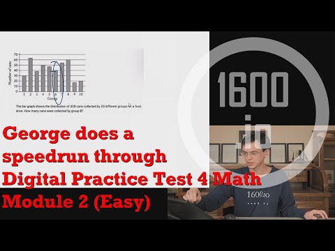 Digital SAT Math Test 4 Mod 2 Easy Explanations by Yale Math Grad in 5 MINUTES