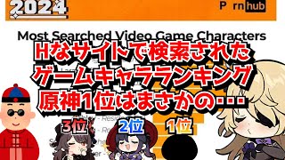 2024年P〇rn hubで最も検索されたゲームキャラクターランキング、原神は10位に入賞するもTOPはモナでも胡桃でも雷電将軍でもなくまさかの･･･に対する中国人ニキたちの反応集