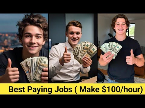 #1 best paying jobs ( make $100/hour)