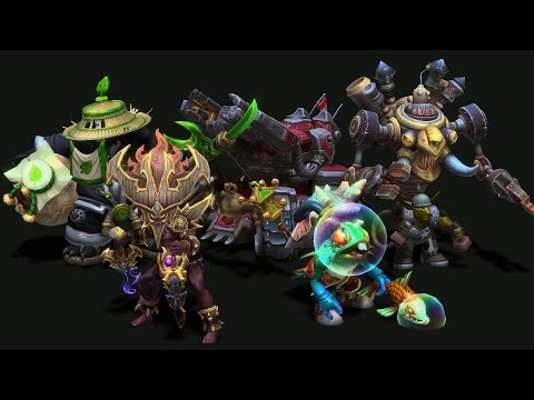 In Development: Master Skins for Nazeebo, Gazlowe, Sgt. Hammer, Chen, and Murky!