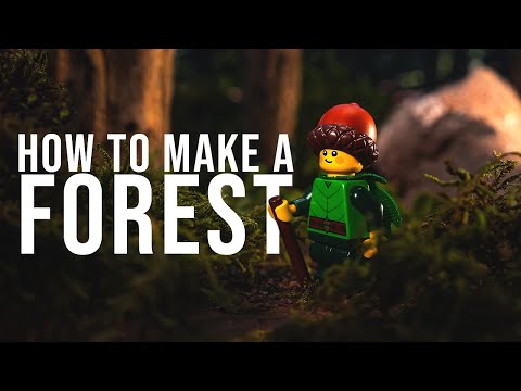 How to make a FOREST Diorama for toy photography