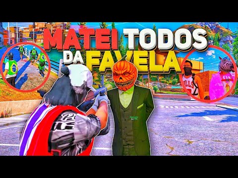 ME VINGUEI DOS DONOS da FAVELA com MOD MENU no GTA RP