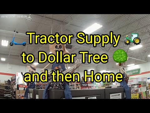 (1554) 🛴 Trip from Tractor Supply to Dollar Tree then Home part 2