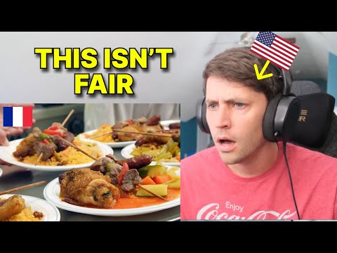 American reacts to France's Gourmet School Lunches