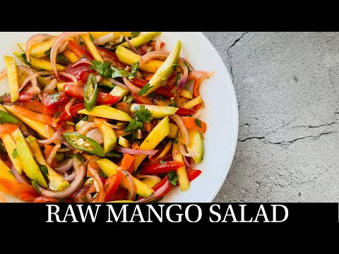 Spicy Raw Mango Salad Recipe | Goan Raw Mango Salad | Raw Mango Salad | Goan Recipes- By Natasha