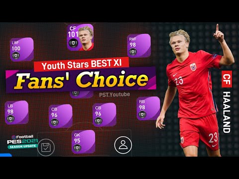 YOUTH STARS BEST 11🔥 Players Max Rating Pes 2021 Mobile