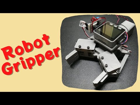 3D Printed Robot Gripper(2 Finger Robot Hand)