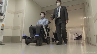 患者搬送ロボットの実証実験、藤田医科大病院