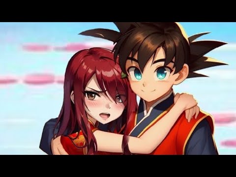 Goku x Erza ❤Fantic ❤Niña de la escuela