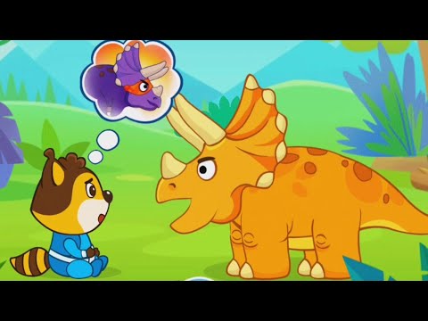 Dinosaur Island - Play And Learn Dinosaur's Name, sound and Eating Behaviors - Amaya Kids Games