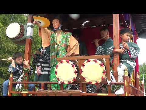 上郷八坂神社例大祭(本宮)上郷海老若囃子連   2024